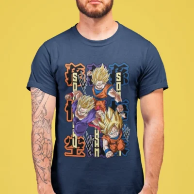 Goku, Gohan y Goten