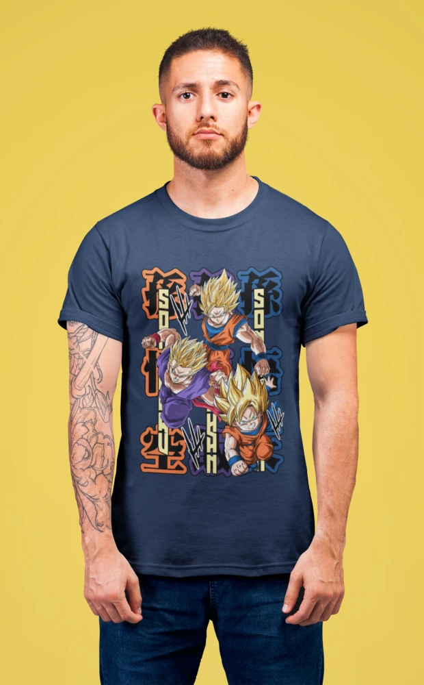 Goku, Gohan y Goten