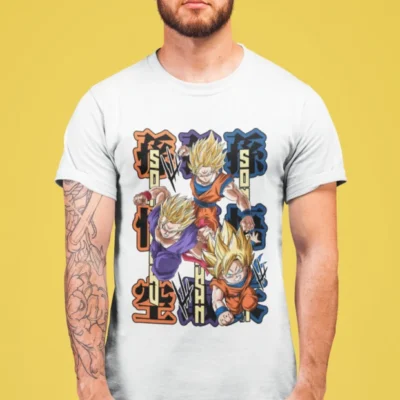 Goku, Gohan y Goten