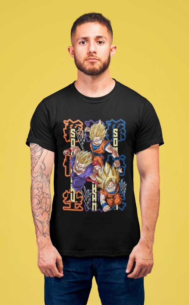 Goku, Gohan y Goten
