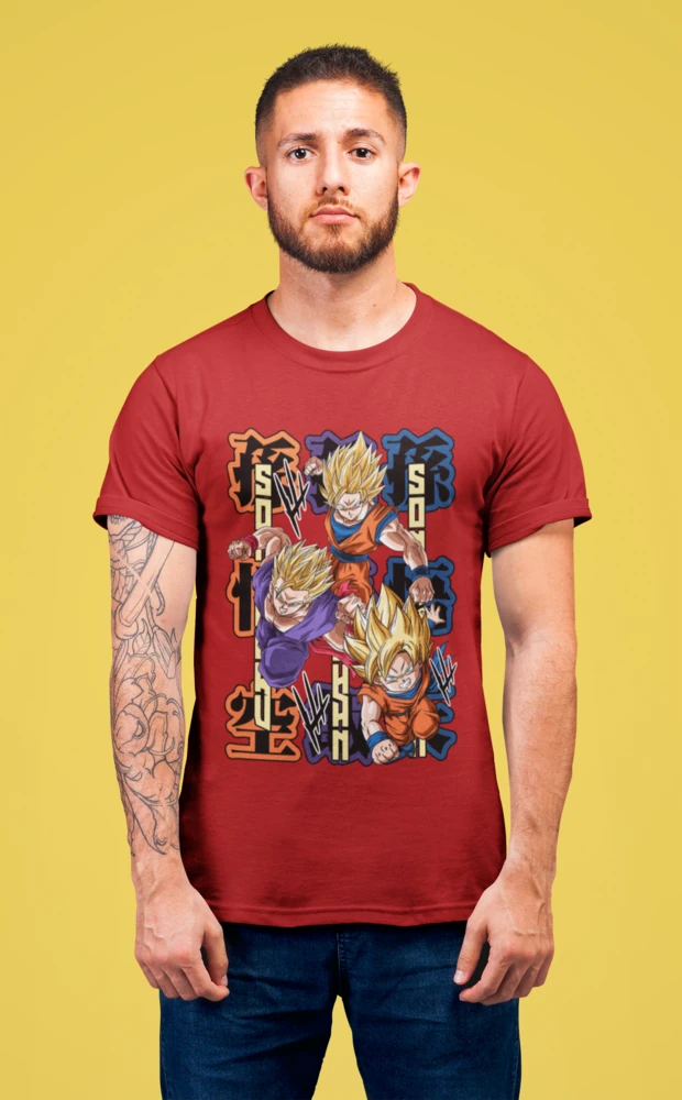 Goku, Gohan y Goten
