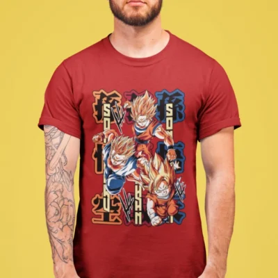 Goku, Gohan y Goten