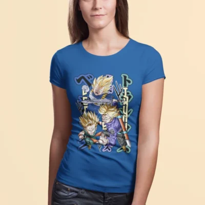 Vegeta, future Trunks y Trunks