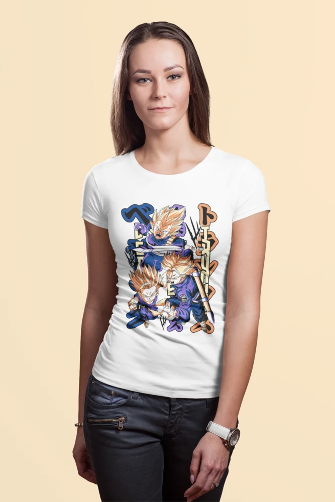 Vegeta, future Trunks y Trunks