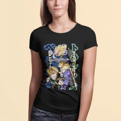 Vegeta, future Trunks y Trunks