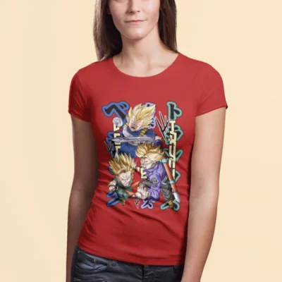Vegeta, future Trunks y Trunks