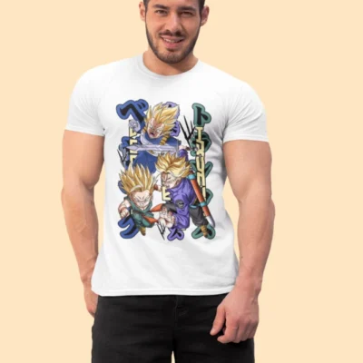 Vegeta, future Trunks y Trunks